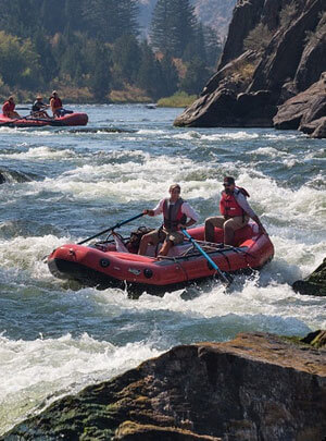 El rafting 